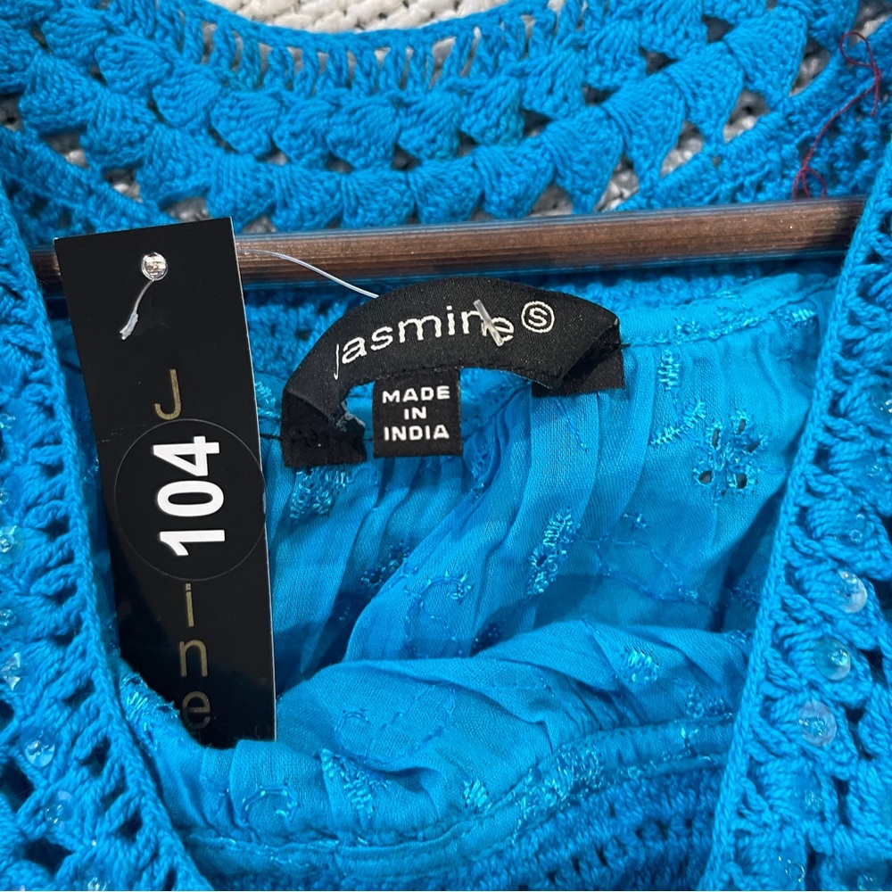 Jasmine Blue Sleeveless Women's Top S NWT - Picture 5 of 6